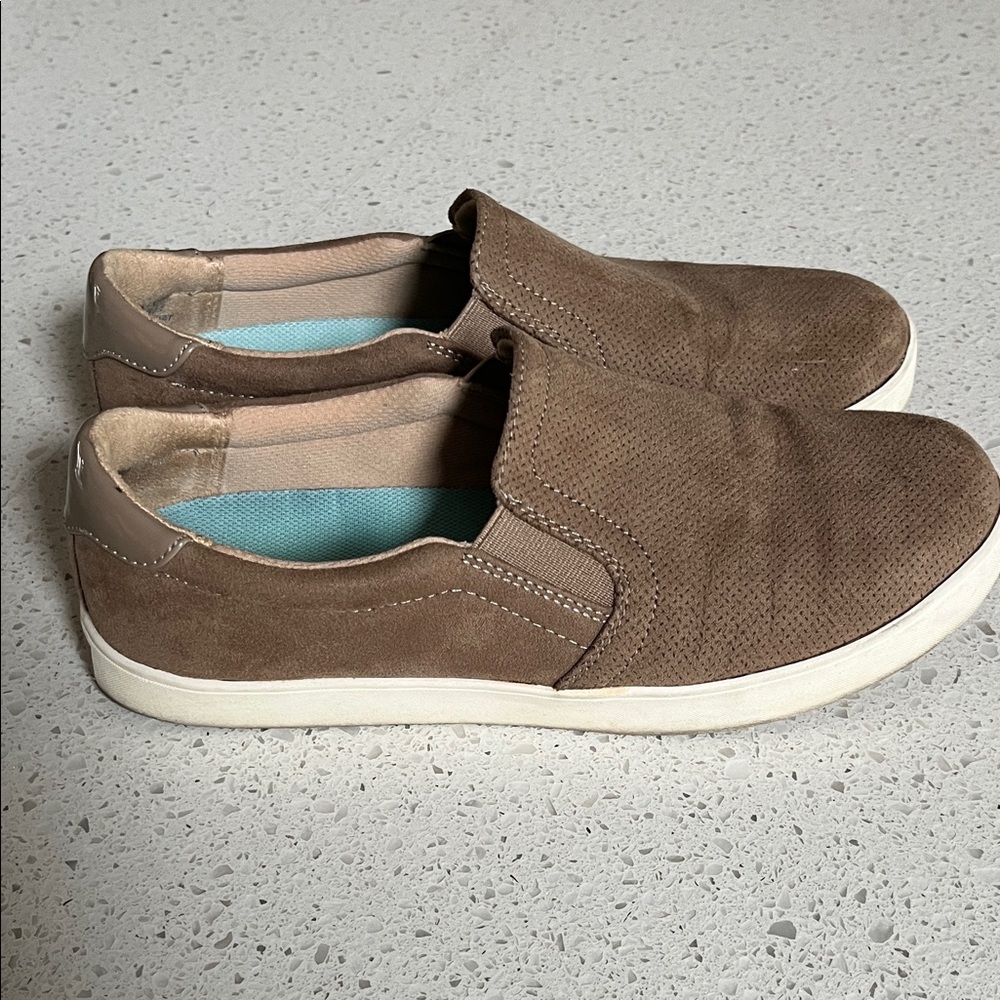 Dr. Scholl's Brown Slip-On Loafers